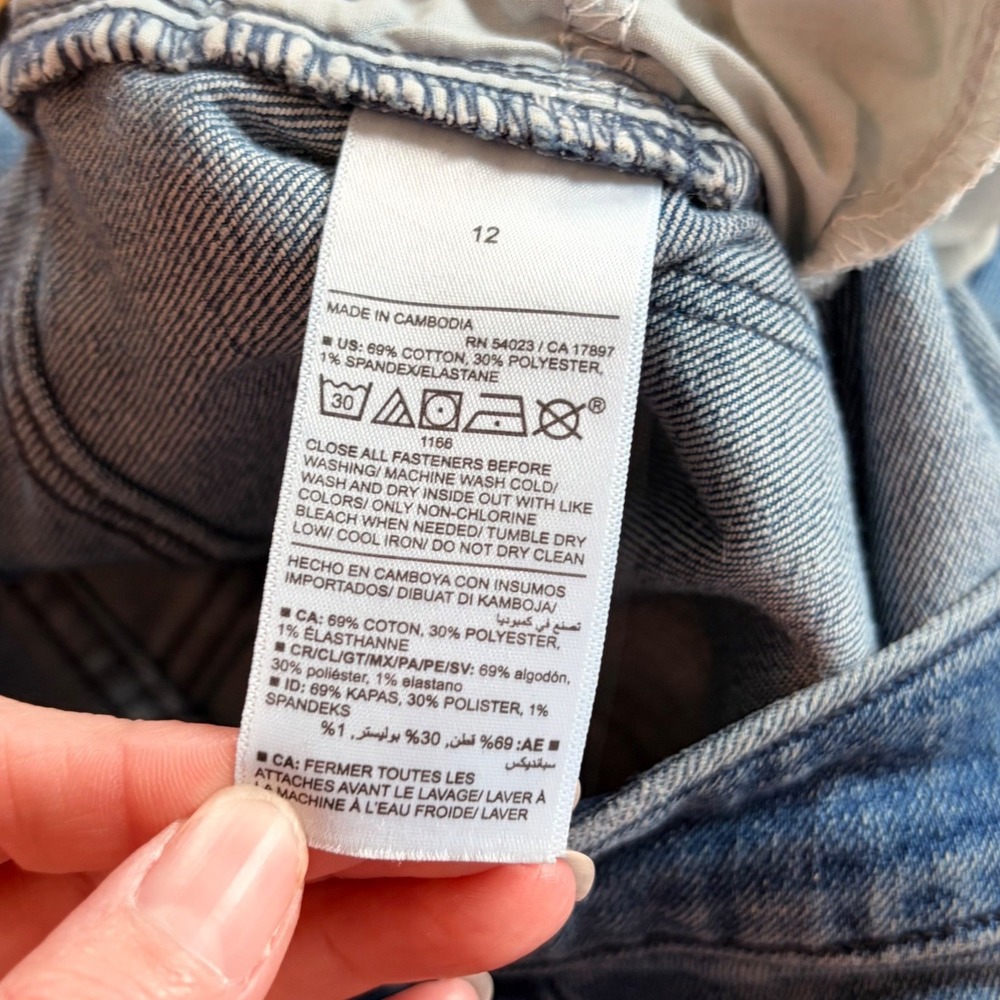 Old Navy Wow Flare High Rise Jeans Womens Size 12 Medium Wash Blue Stretch Denim - Picture 7 of 7